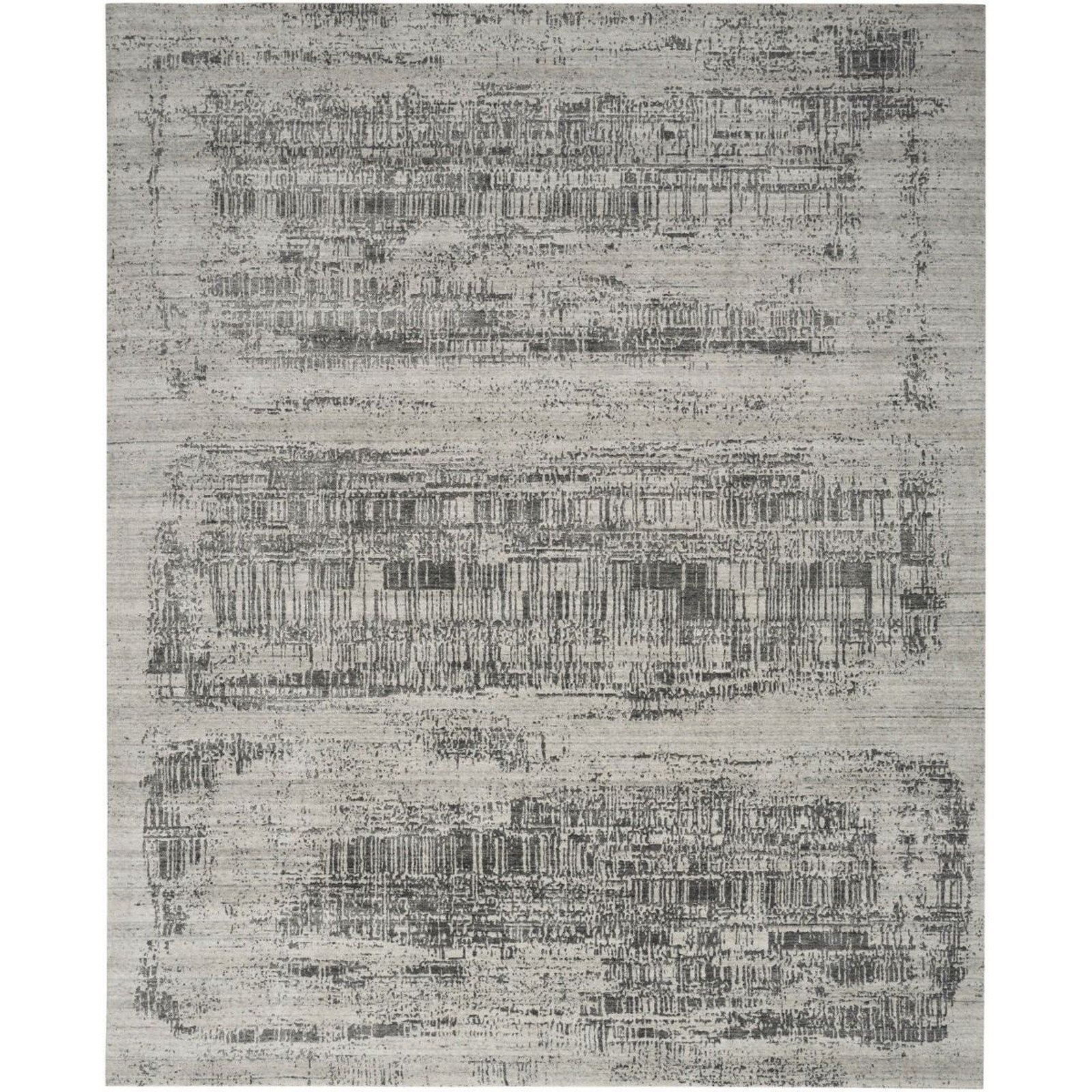 Mega Flooring Grey Handmade Abstract Rug - 236 x 297cm