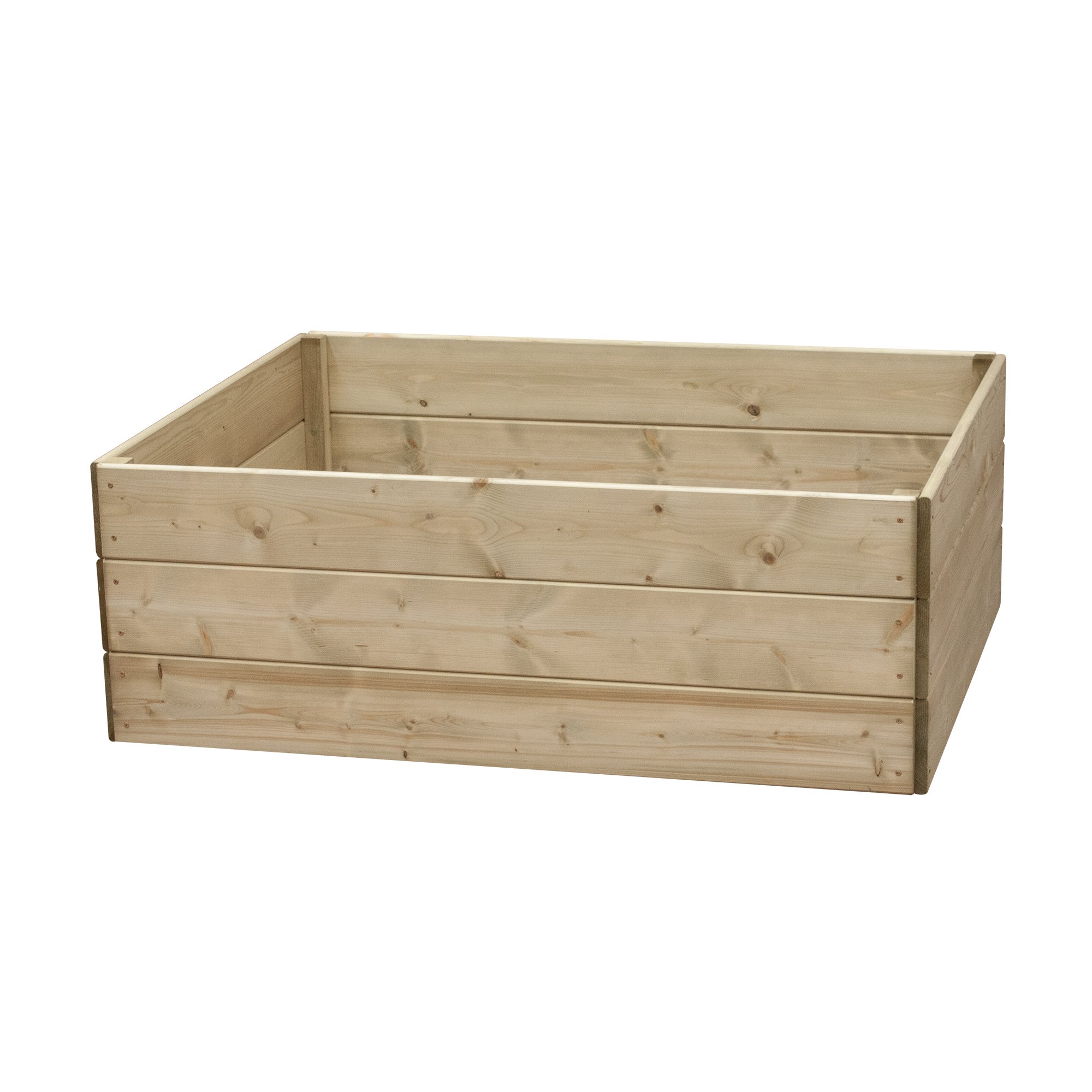 Greena Rectangular Wooden Raised Bed 45 cm High, 90 x 120cm