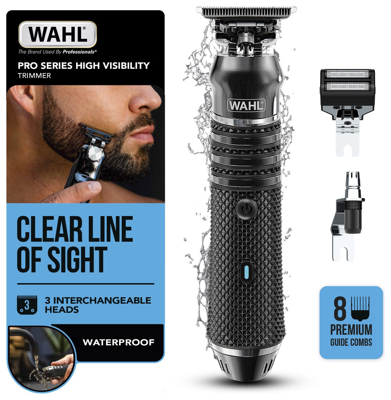 Wahl Pro Series High Visibility Beard Trimmer Grooming Kit