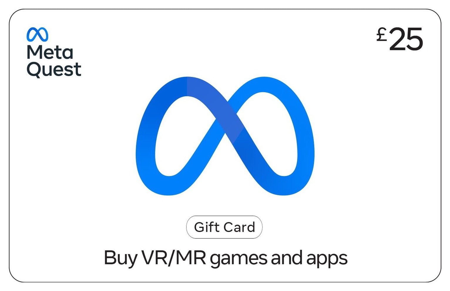 Meta Quest 25 GBP Gift Card