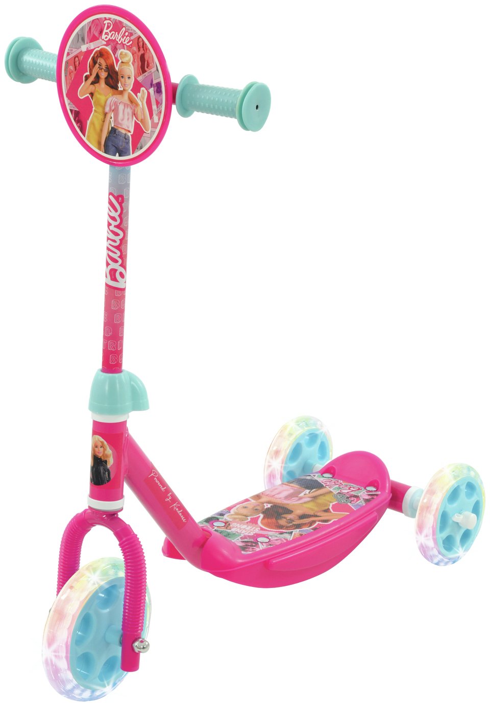 Barbie Tri-Lite 3 Wheel Scooter