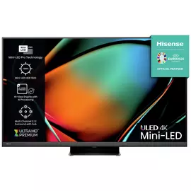 Hisense 55 Inch 55U8KQTUK Smart 4K 144Hz UHD HDR Mini-LED TV