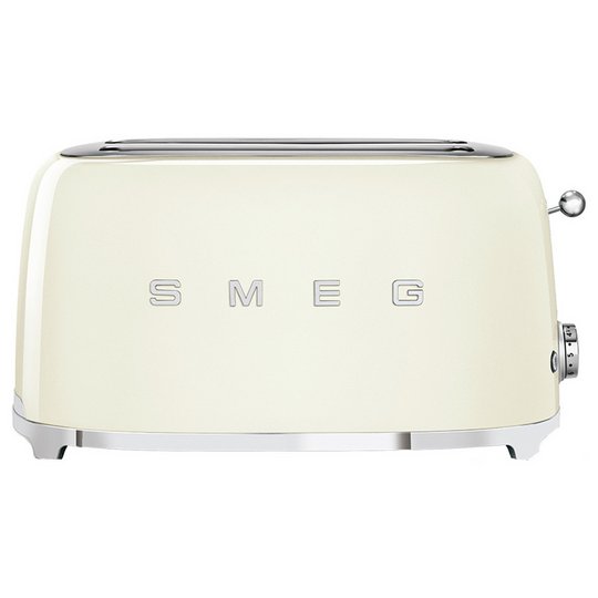 Smeg TSF02CRUK Four Slice Toaster - Cream