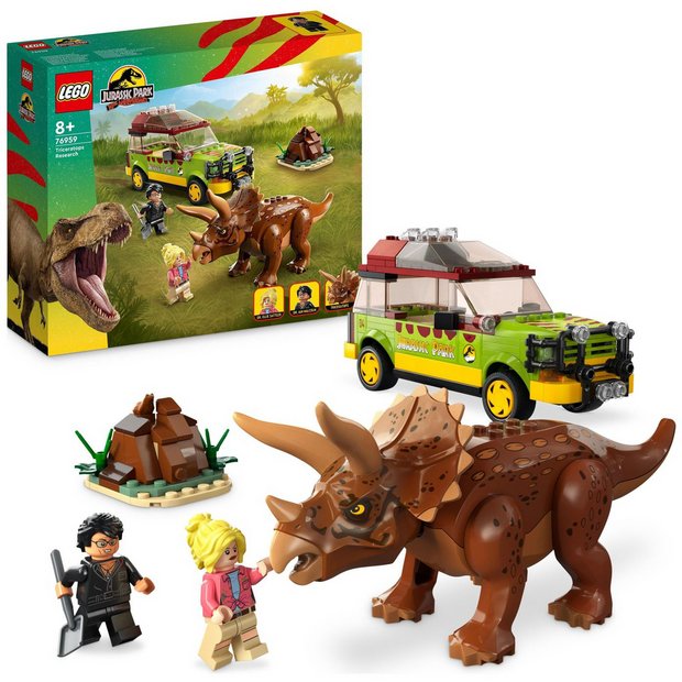 Buy LEGO Jurassic Park Triceratops Research with Car Toy 76959 LEGO Argos