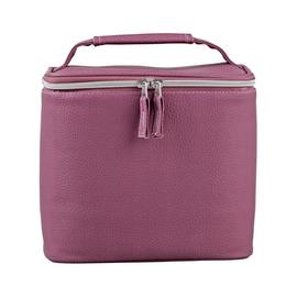 Home Burgundy Faux Leather Lunch Bag