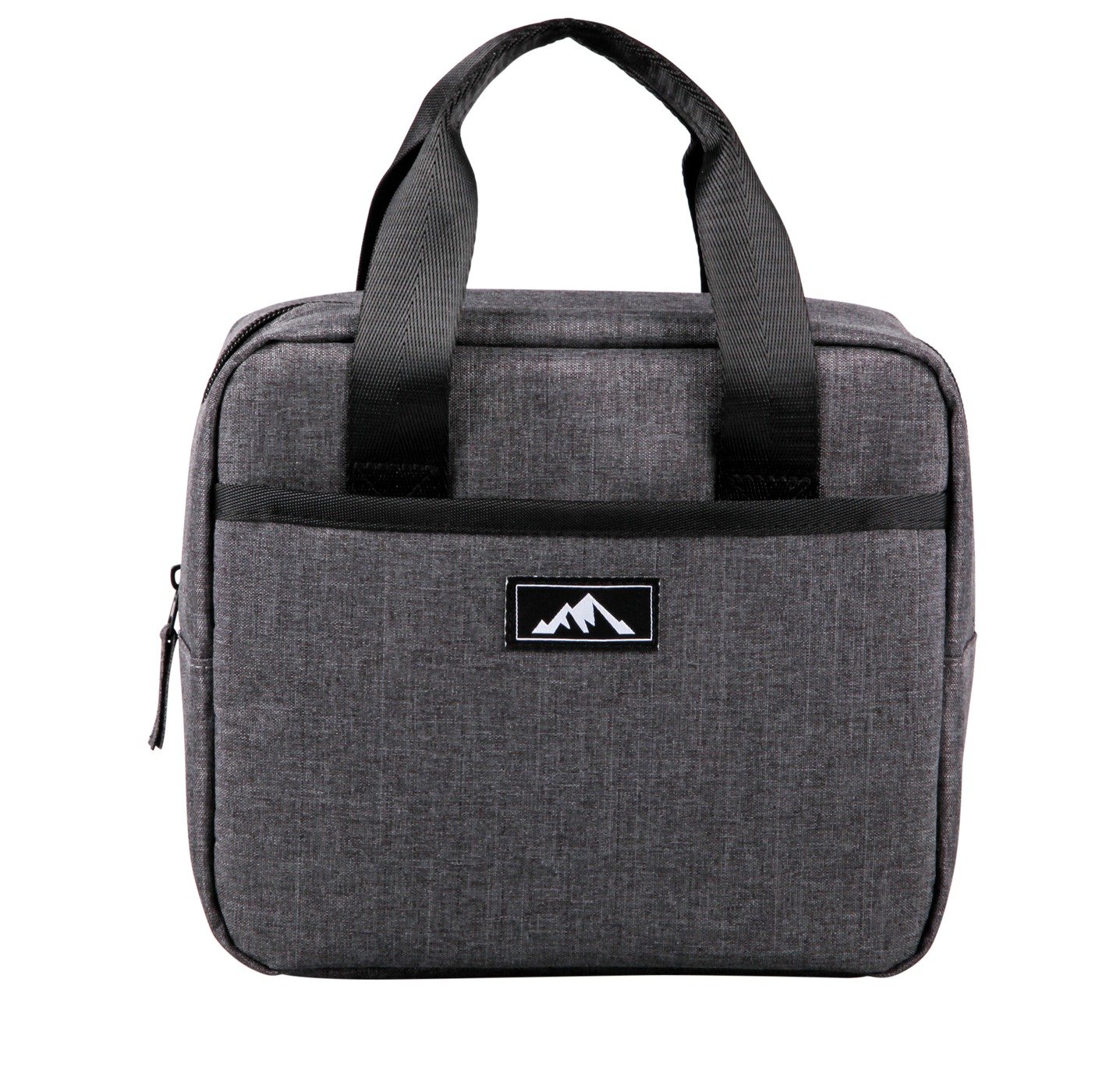  Home Slate Grey and Black Lunch Bag