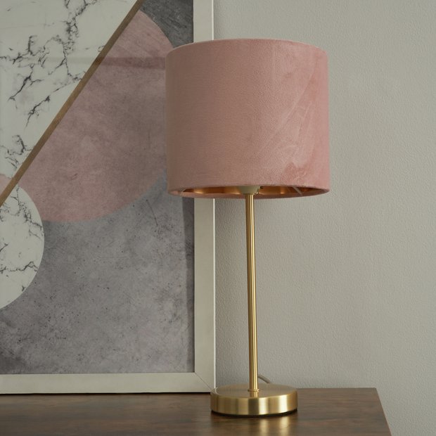 Rose gold lamp sales argos