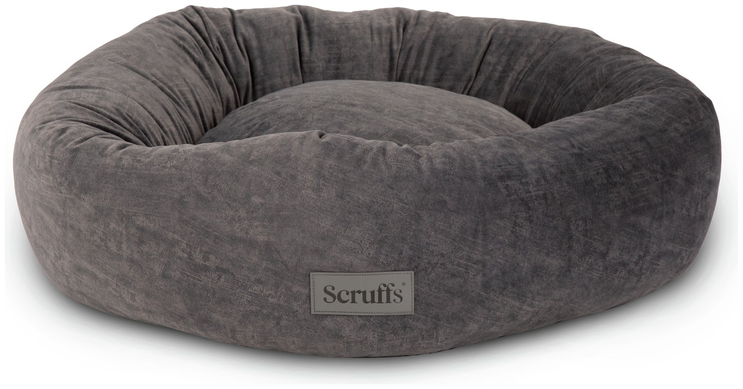Scruffs Oslo Doughnut Grey Dog Bed