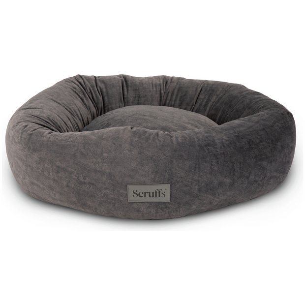 Buy Scruffs Oslo Doughnut Grey Dog Bed Large Dog beds Argos