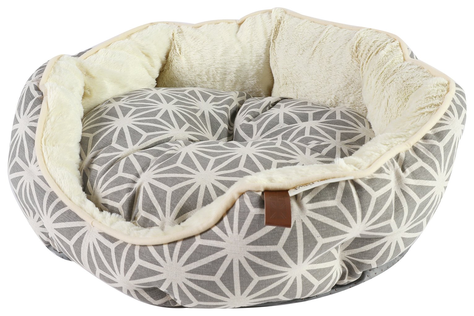 Dreampaws Geometric Shape Dog Bed