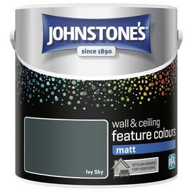 Johnstone's Wall Matt Emulsion Paint 2.5L - Ivy Sky
