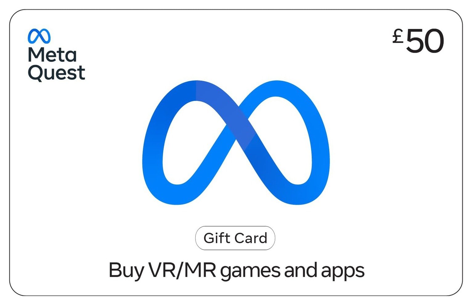 Meta Quest 50 GBP Gift Card