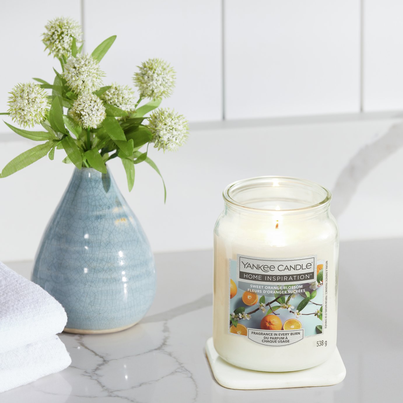 Yankee Home Inspiration Large Candle - Sweet Orange Blossom