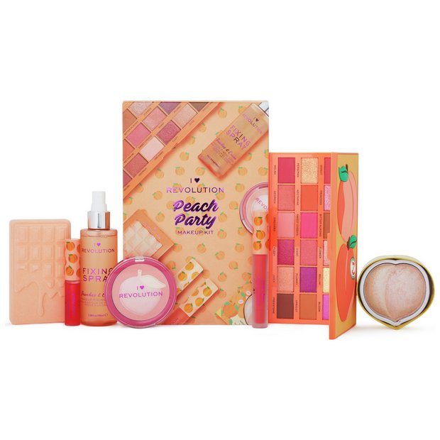 Buy I Heart Revolution Peach Party Makeup Kit, Makeup sets