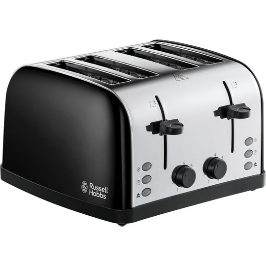 Russell Hobbs 28360 Worcester 4 Slice Toaster - Black