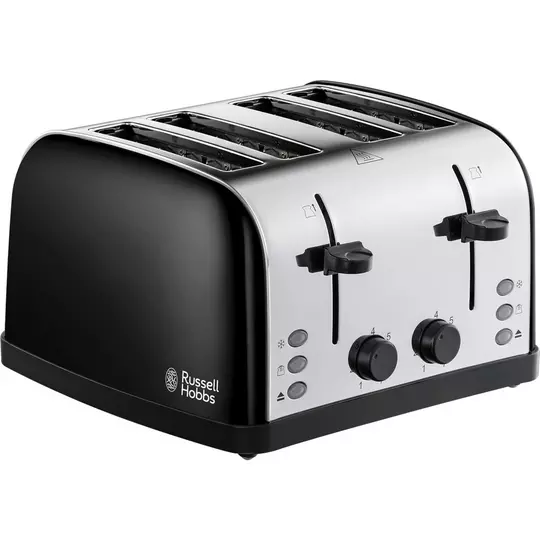 Russell Hobbs 28360 Worcester 4 Slice Toaster - Black