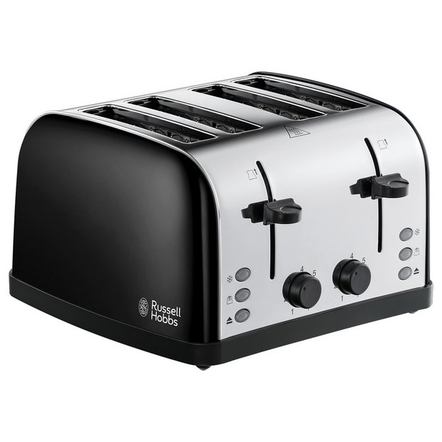 Buy Russell Hobbs Worcester Slice Black Toaster 28360 Toasters
