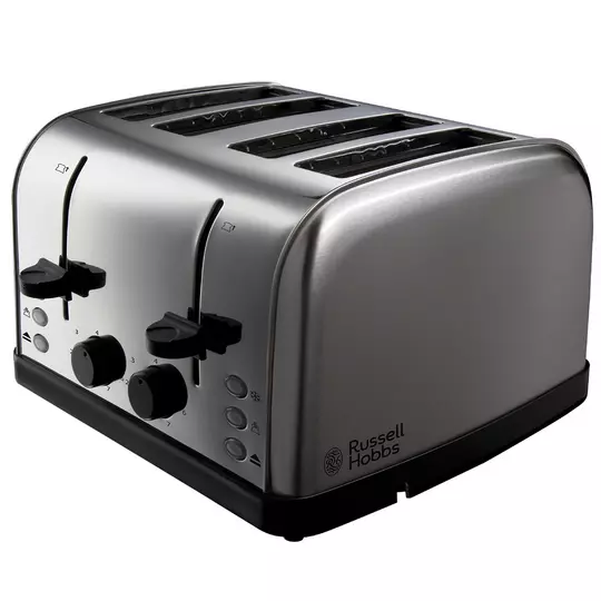 Russell Hobbs 18790 Worcester 4 Slice Toaster - S/Steel