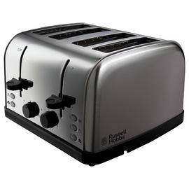 Russell Hobbs Worcester 4 Slice Brushed Toaster 18790