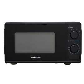Cookworks 700W Manual Microwave - Black