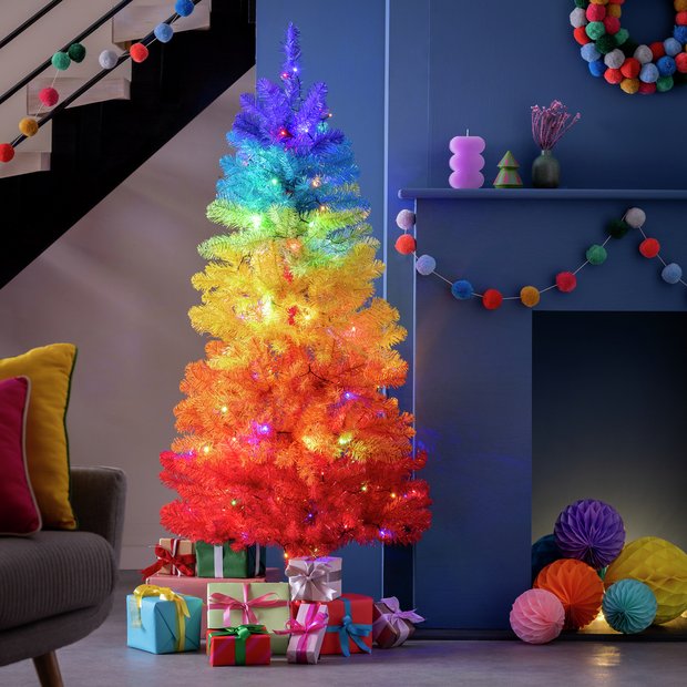 Argos christmas cheap tree cats