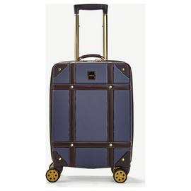 Rock Vintage Large Hard Suitcase - Navy