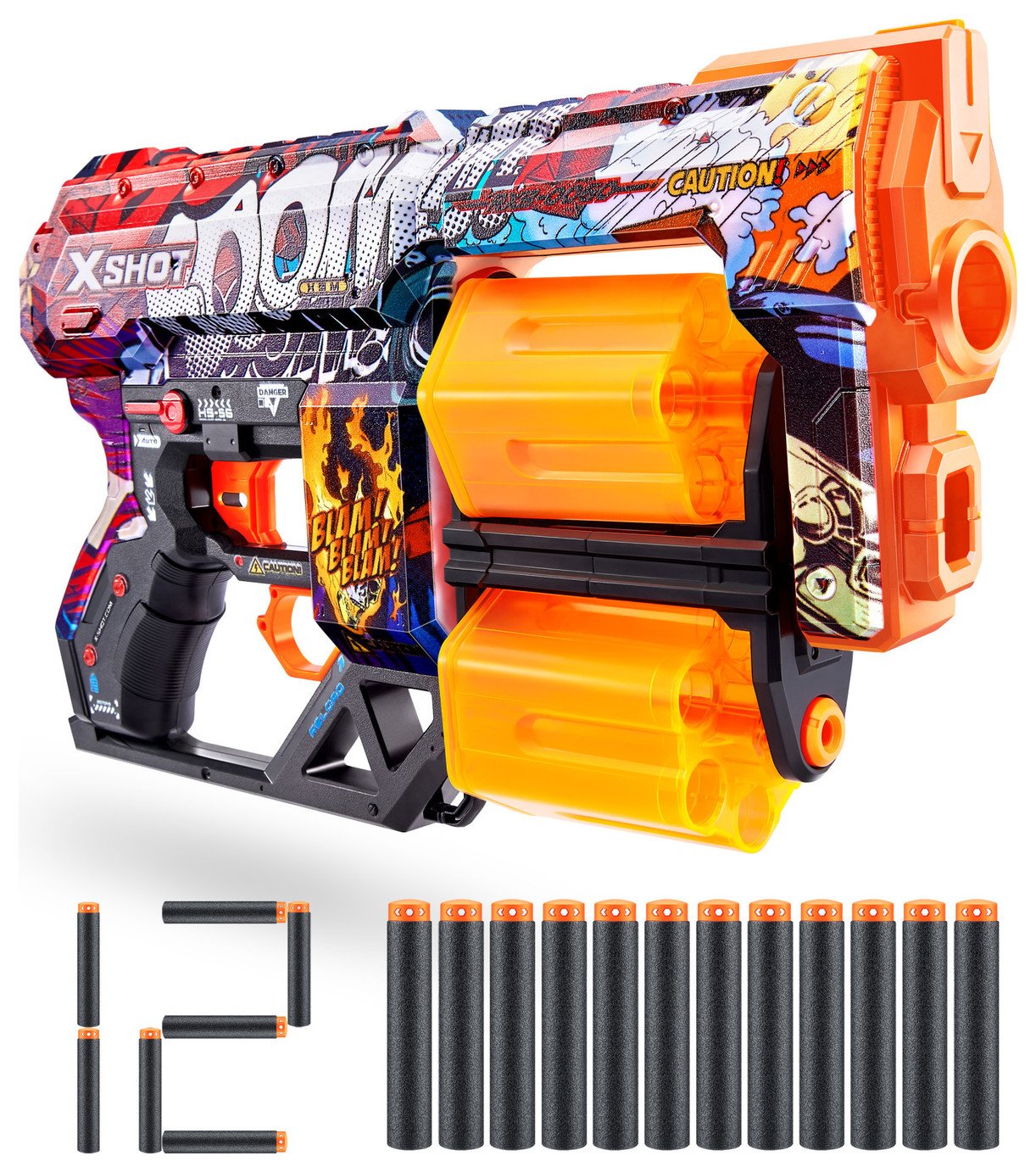 XSHOT Skins Dread Dart Blaster (12 Darts)