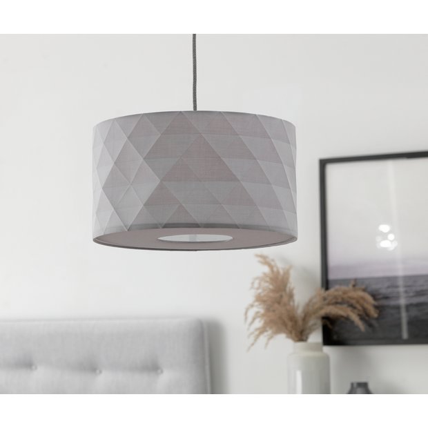 Grey lamp deals shades argos