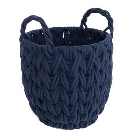 Argos Home Rope Storage Basket - Navy