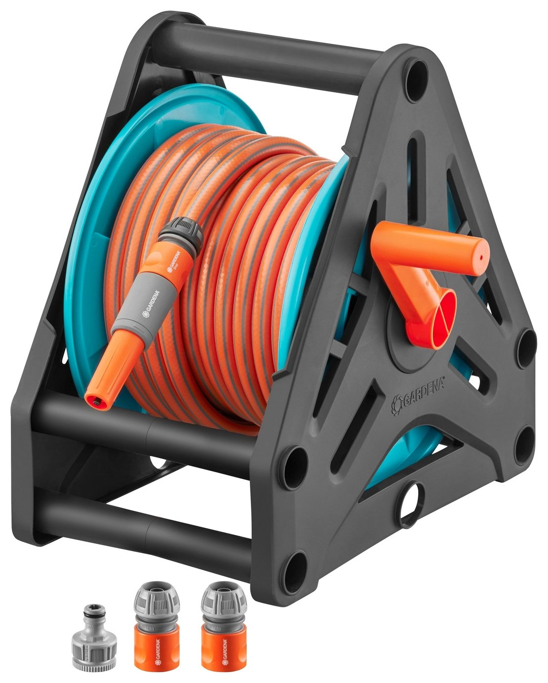 Gardena Hose Reel Set with Fittings - 20m