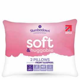 Slumberdown Soft and Huggable Medium/ Soft Pillow - 2 Pack