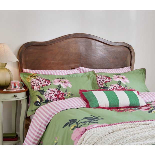 Buy Joules Cotton Pheasant Floral Green Bedding Set - Single