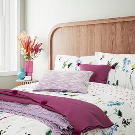 Buy Joules Cotton Pheasant Floral White Bedding Set - Single, Duvet cover  sets