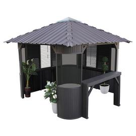 pic Lay Z Hot Tub Shelter Ideas gazebos hot tubs spas and saunas argos