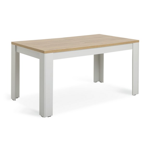Argos home bolitzo oak effect discount dining table & 2 benches