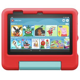 Amazon Fire 7 Kids Tablet for ages 3-7, 7in 16GB - Red