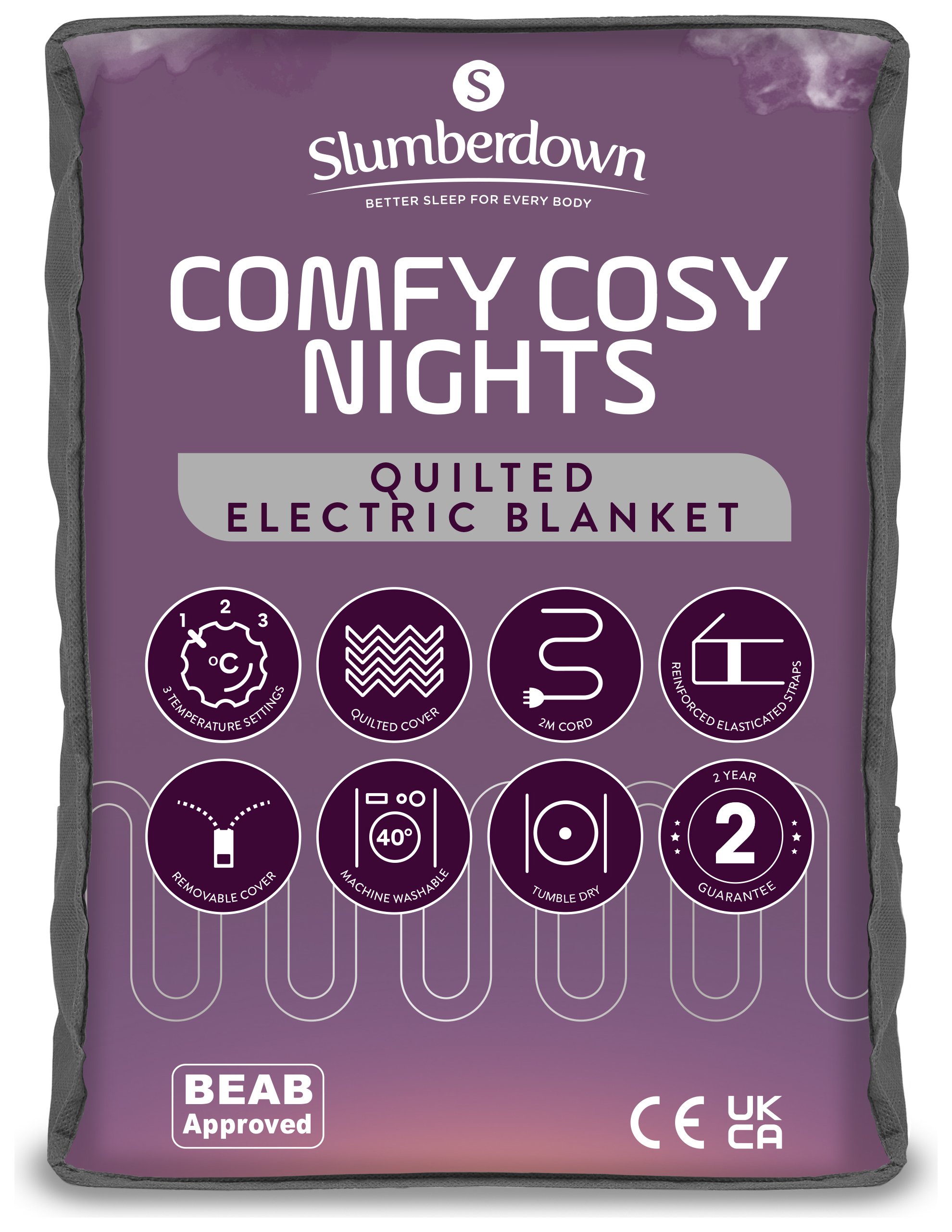 Slumberdown Comfy Cosy Nights Electric Blanket