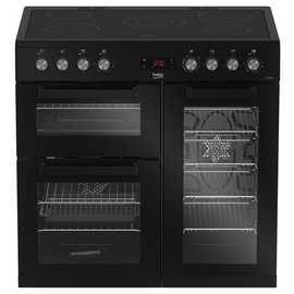 Beko KDVC90K 90cm Electric Range Cooker - Black