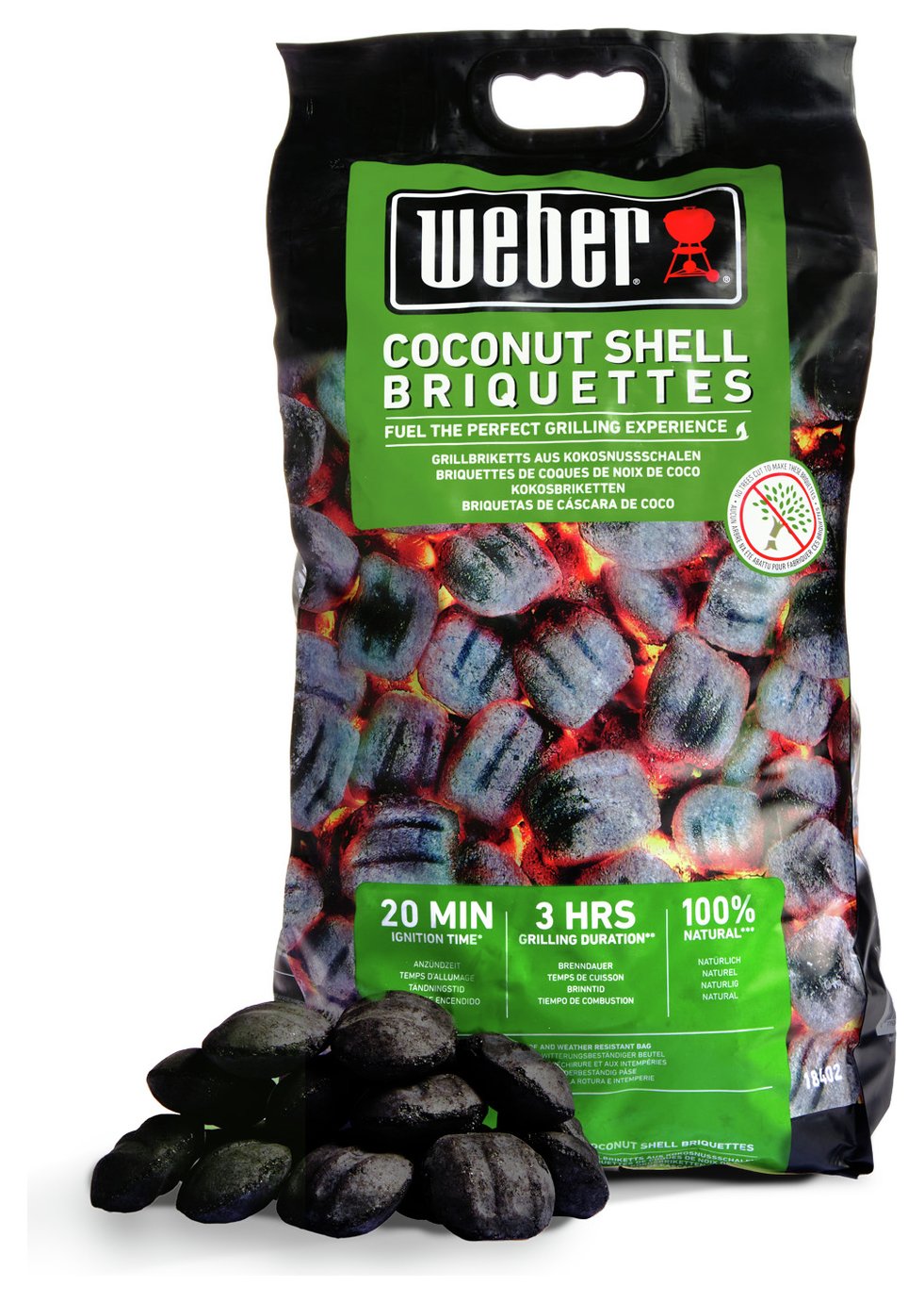 Weber Coconut Briquettes - 8KG