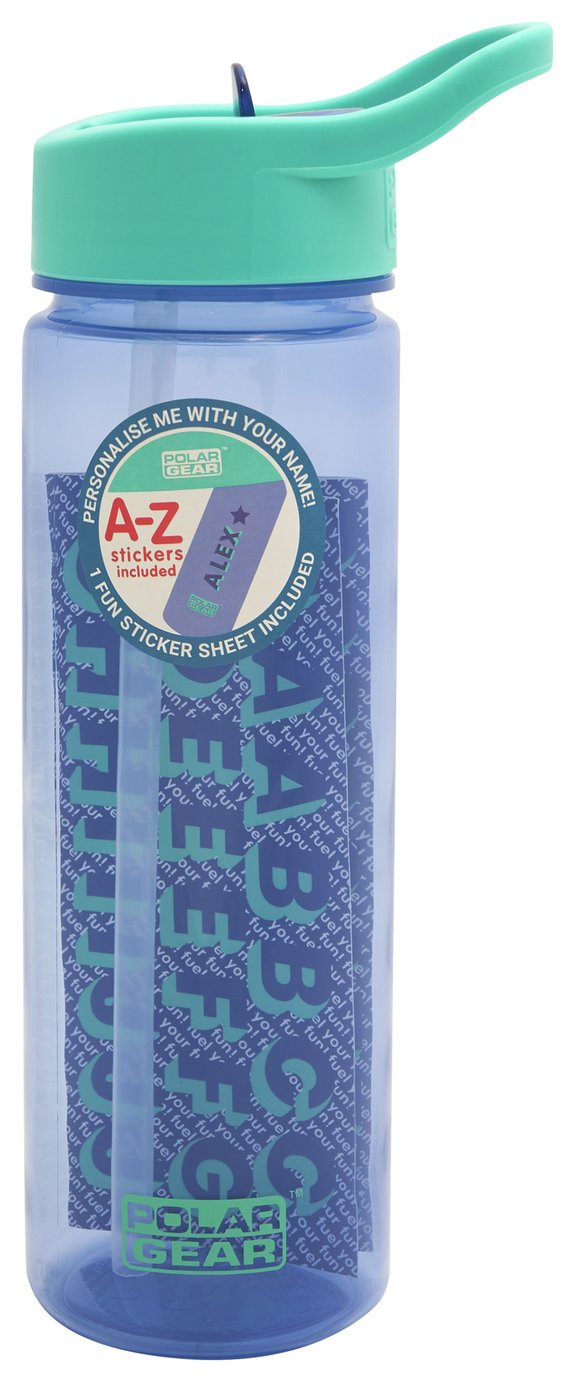 Personalised Teal Sipper Water Bottle - 600ml