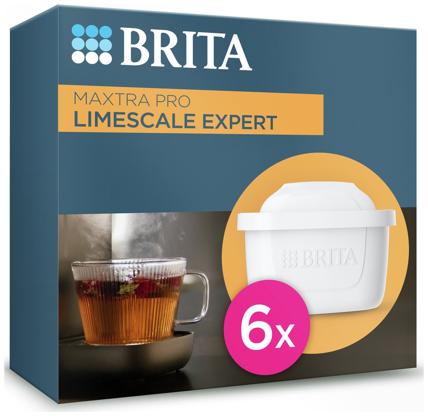 BRITA MAXTRA PRO Limescale Expert Water Filter Cartridge 6Pk