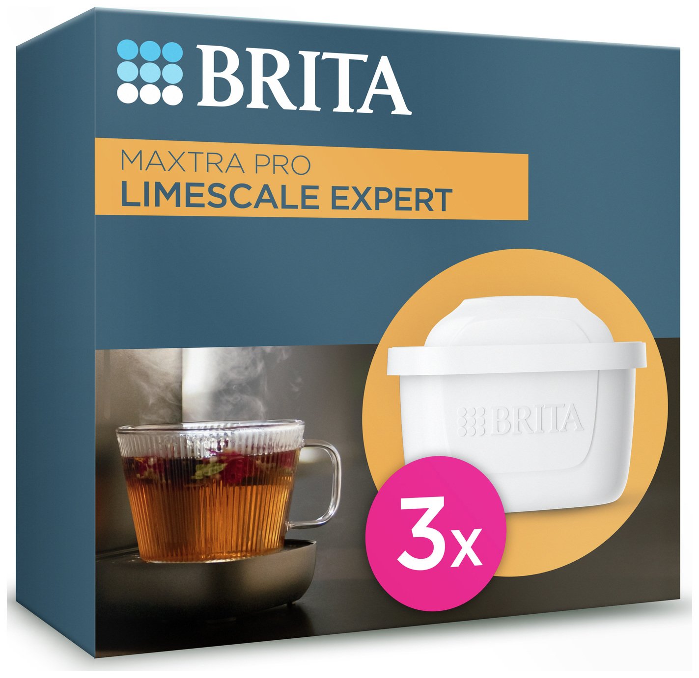 BRITA MAXTRA PRO Limescale Expert Water Filter Cartridge 3Pk