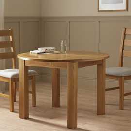 Argos Home Ashwell 4 Seater Oak Dining Table - Natural
