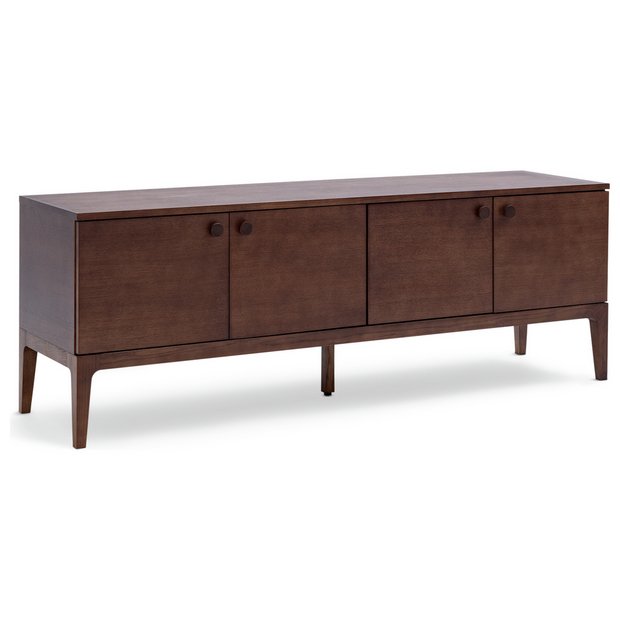 Walnut tv deals bench