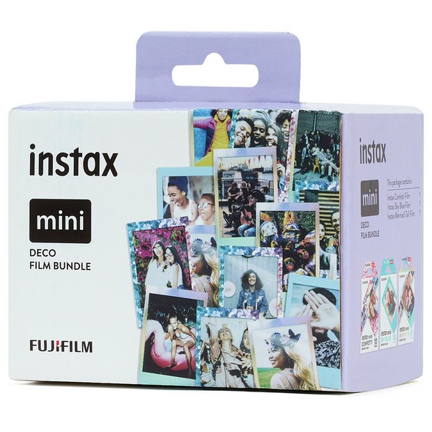 Lot De 5 Paquets Fujifilm Instax Mini Film - 100 Photos Instantanées Pour Instax Mini 8 Et 90