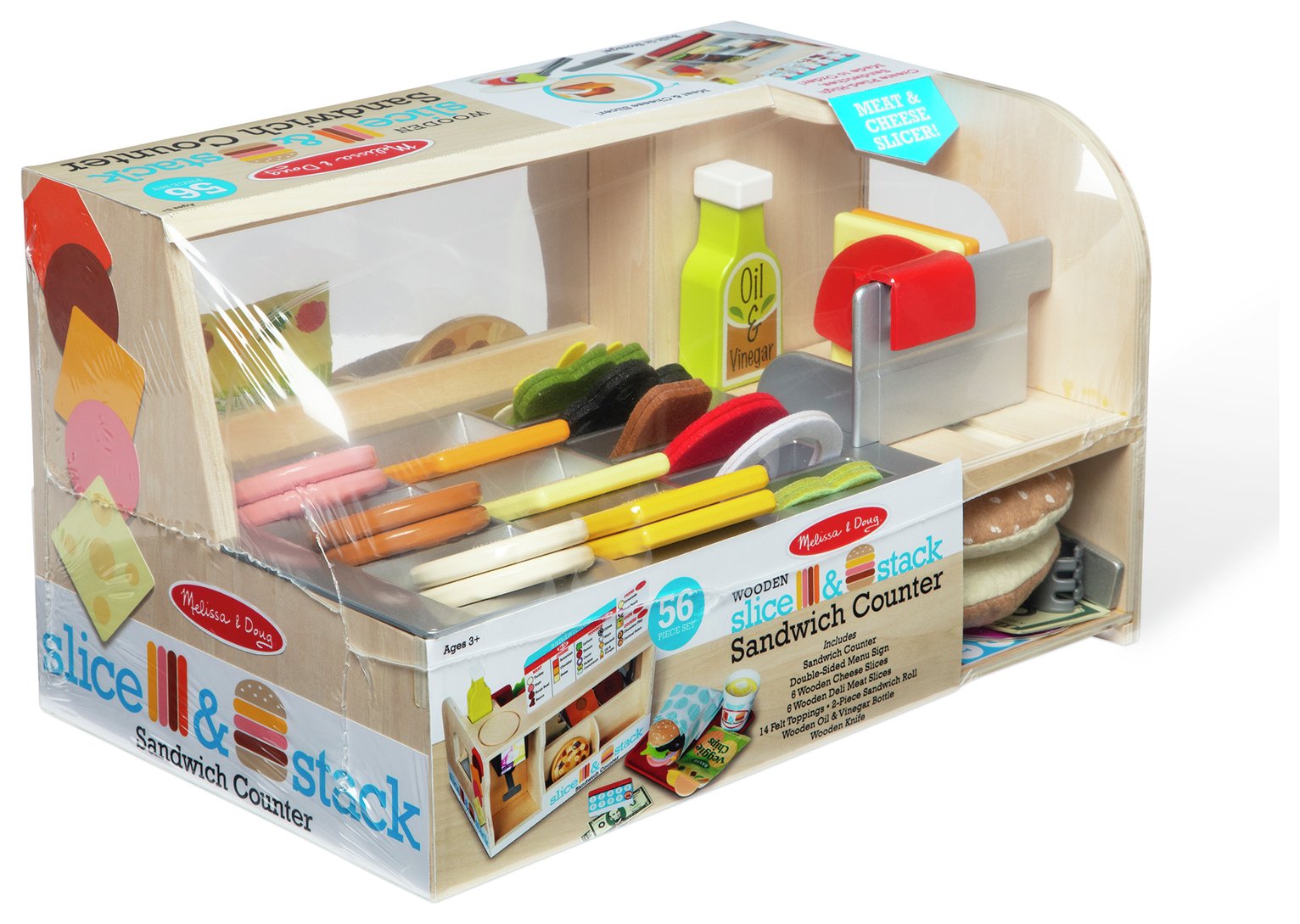 Melissa & Doug Slice And Stack Sandwich Counter 
