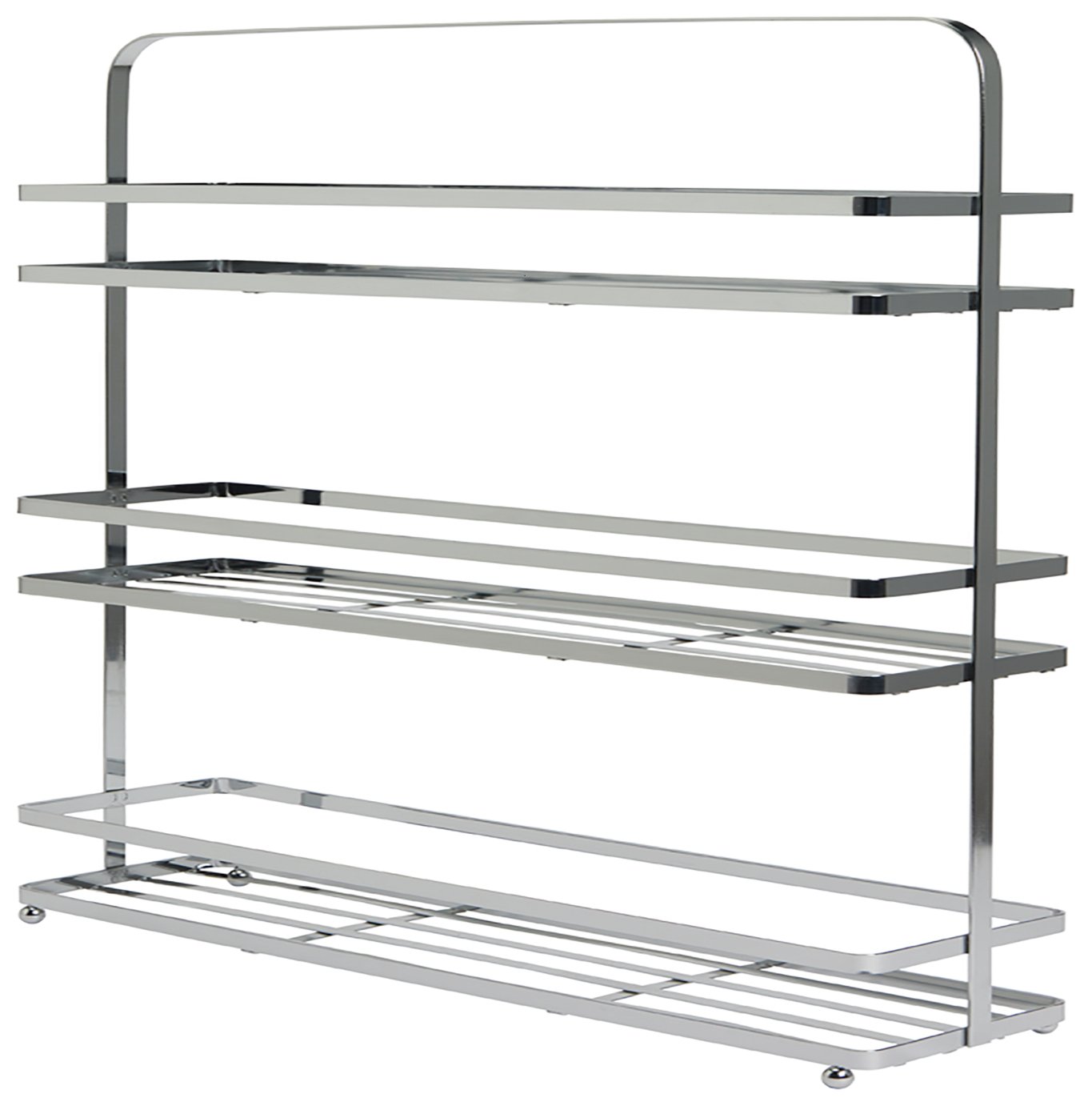 Argos Home 3 Tier Slim Line Caddy - Chrome