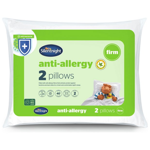 Buy Silentnight Anti Allergy Side Sleeper Firm Pillow 2 Pack