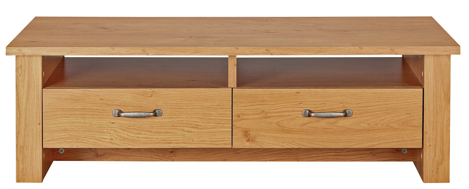 Argos Home Ohio 2 Drawer Coffee Table - Natural