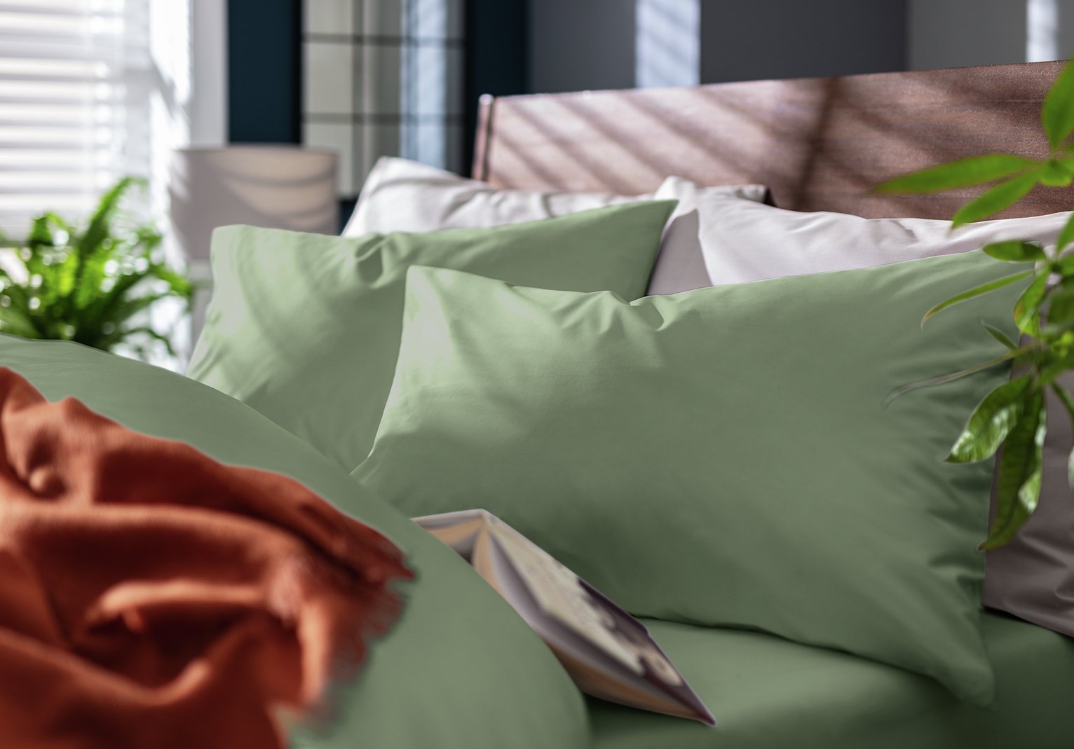 Habitat Cotton Rich 180 TC Standard Pillowcase Pair